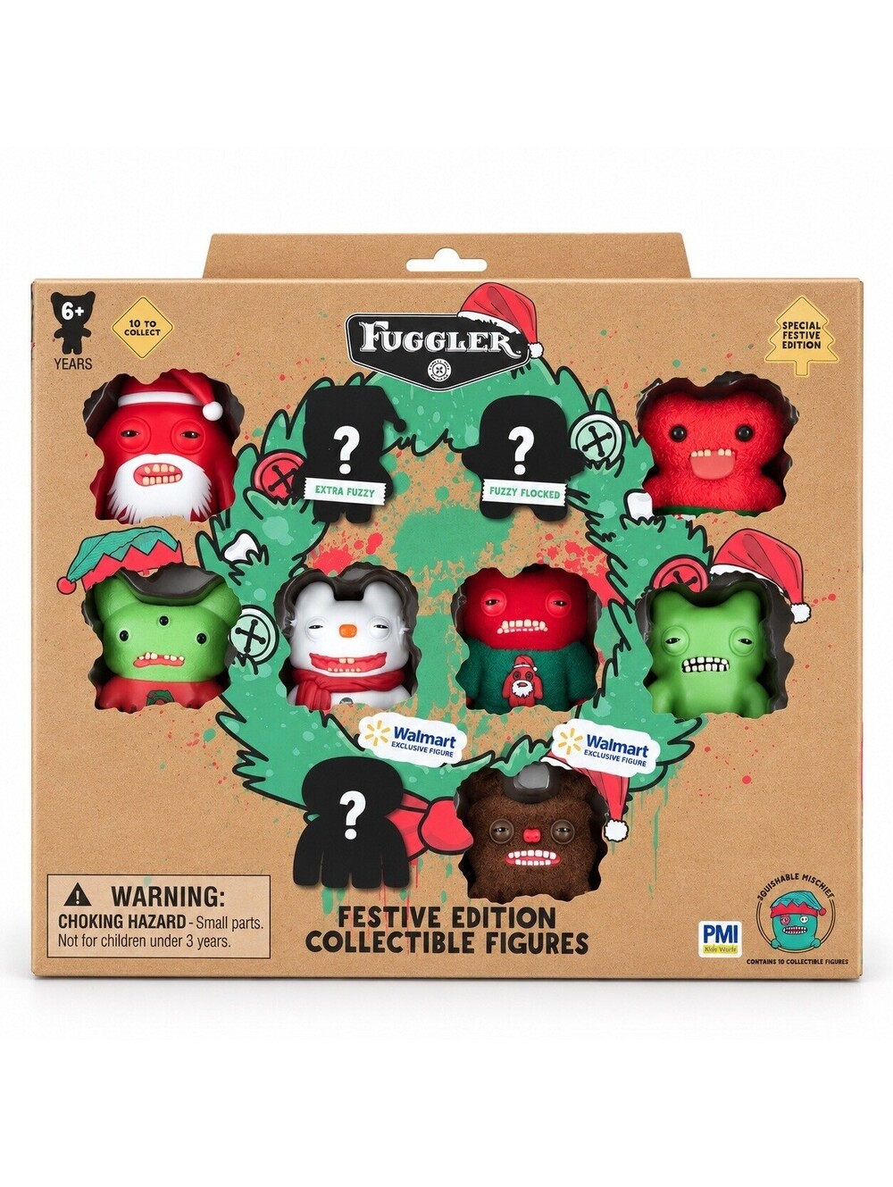 Fuggler Fuggmas Festive Edition 10 Pack Collectible Figures 2026 Christmas NEW